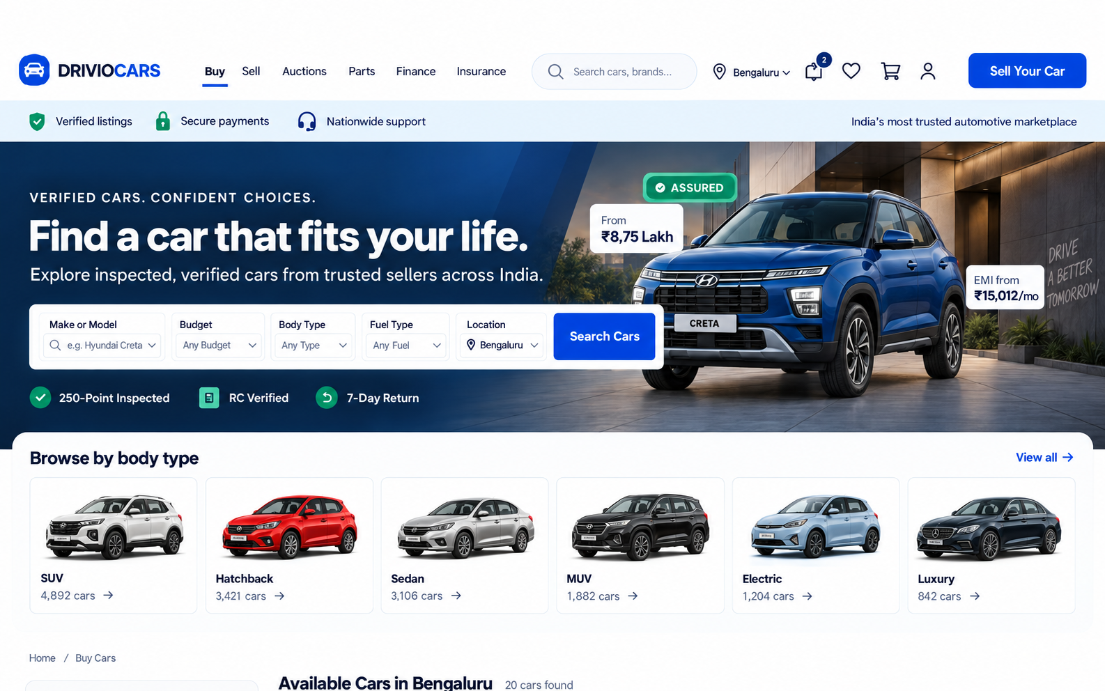 SUV car